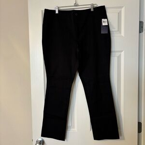 NYDJ Dress Pants Lift Tuck Technology Black Size 14P NWT P31N85T